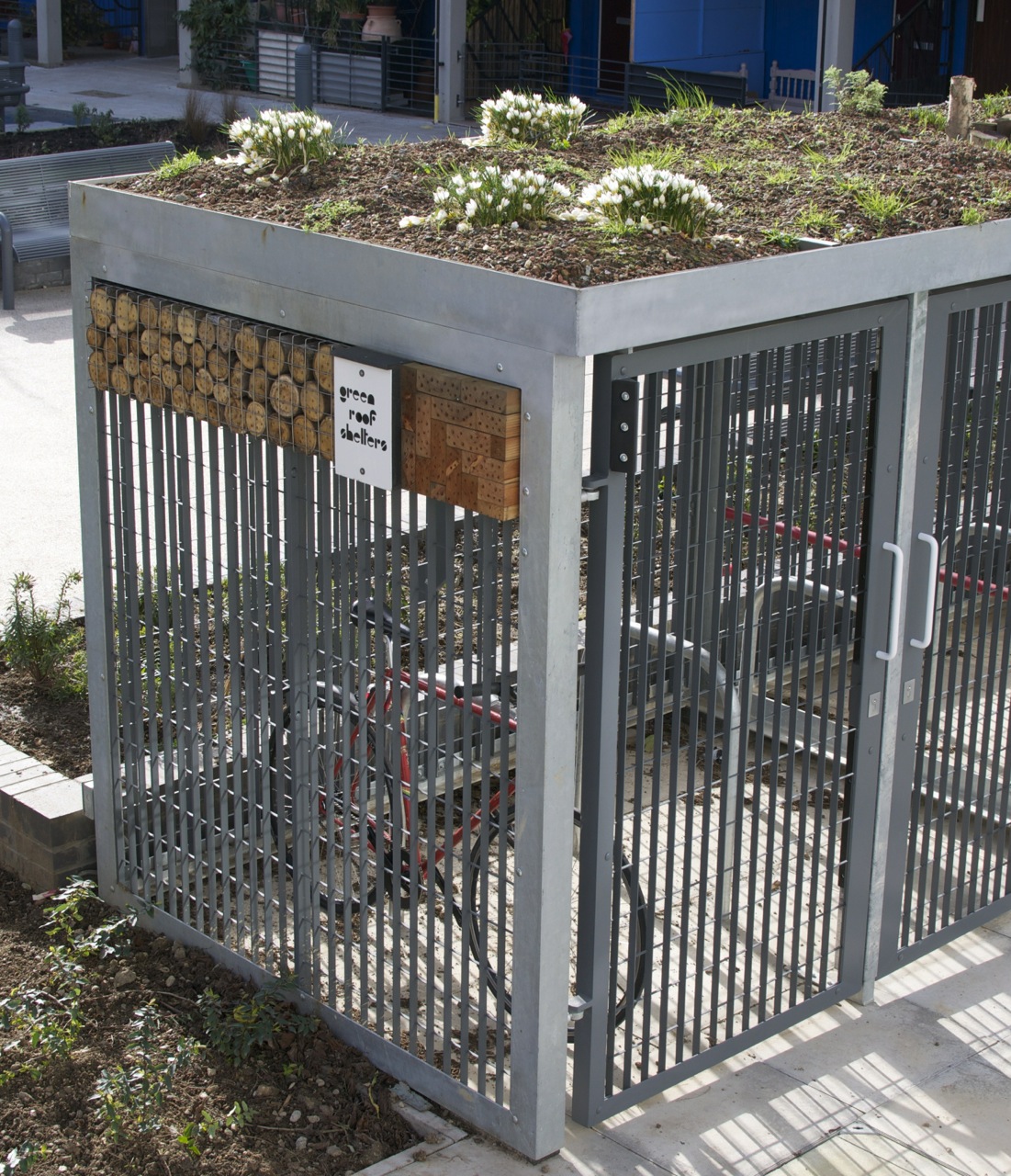 A Bike shed should have a green roof - Small Scale Green Roof Guide
