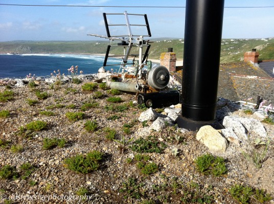 Sennen flue - coast green roof